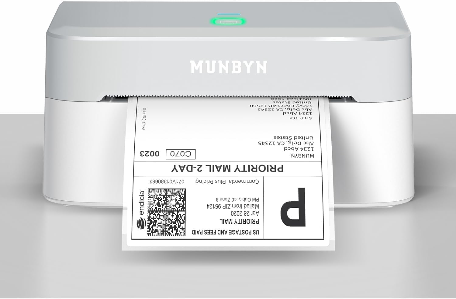 ★未使用★MUNBYN ラベルプリンターRW403B MUNBYN RW403B Bluetooth Thermal Label Printer, Wireless 4x6